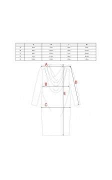 S428 Sukienka z drapowanym dekoltem - lawendowa