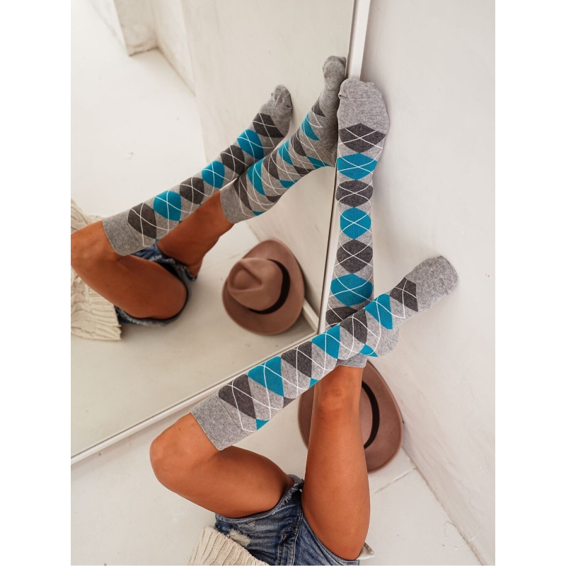 Milena kokvilnas zeķes līdz ceļiem