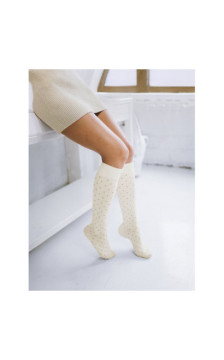 Milena kokvilnas zeķes līdz ceļiem