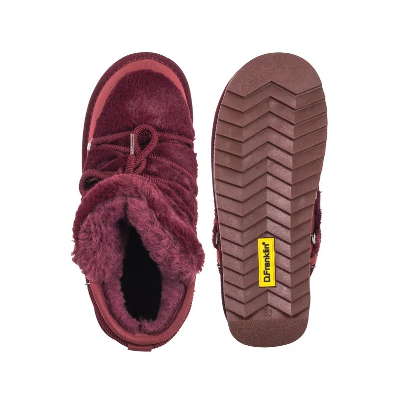 D.Franklin Nordic Trk Fur Low Burgundy DFSH370011-BURG (DF4-e) batai