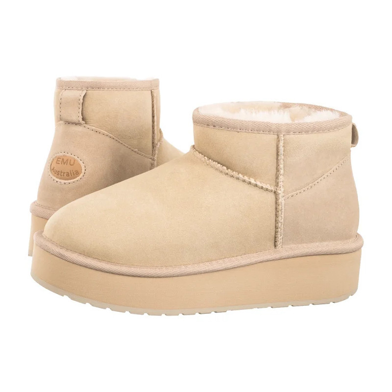 EMU Australia Stinger Micro Flatform 2.0 Macadamia W13296 (EM552-b) shoes