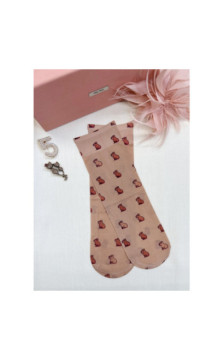 Magnetis moteriškos kojinės su likra