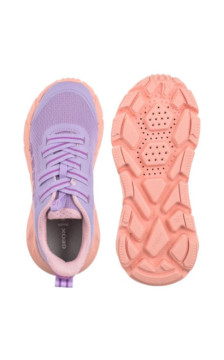 Geox J Flexyper Fast A - Mesh+Trans Lilac/Lt Coral J55N5A 0149J C8R7Q (GE248-a) sports shoes