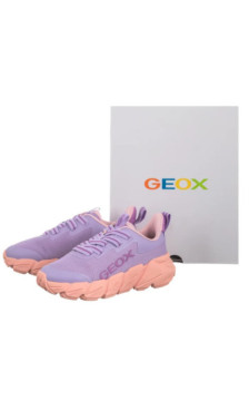 Geox J Flexyper Fast A - Mesh+Trans Lilac/Lt Coral J55N5A 0149J C8R7Q (GE248-a) sporta apavi