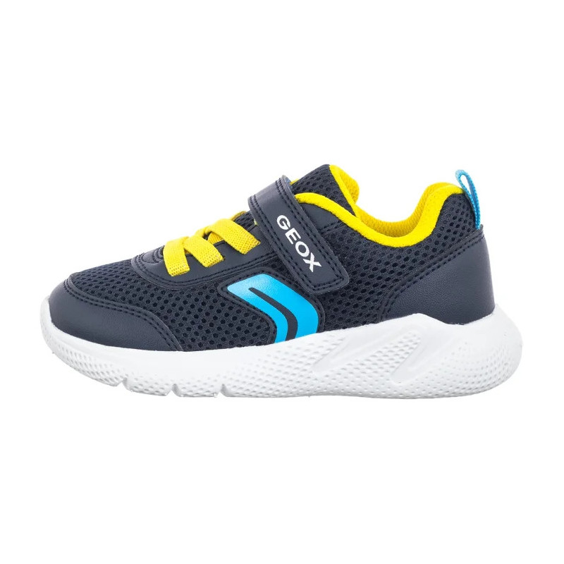Geox B Sprintye B. C - Mesh+Geobuck Navy/Yellow B454UC 01454 C0657 (GE250-a) sporta apavi