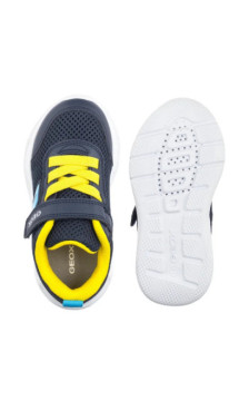 Geox B Sprintye B. C - Mesh+Geobuck Navy/Yellow B454UC 01454 C0657 (GE250-a) sporta apavi