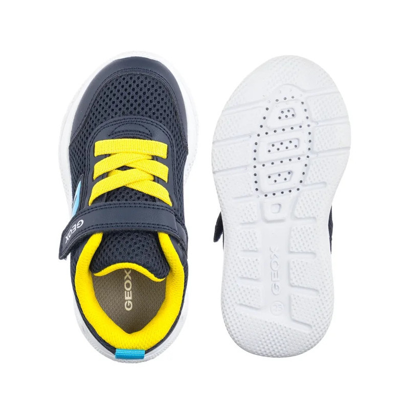 Geox B Sprintye B. C - Mesh+Geobuck Navy/Yellow B454UC 01454 C0657 (GE250-a) sportiniai bateliai