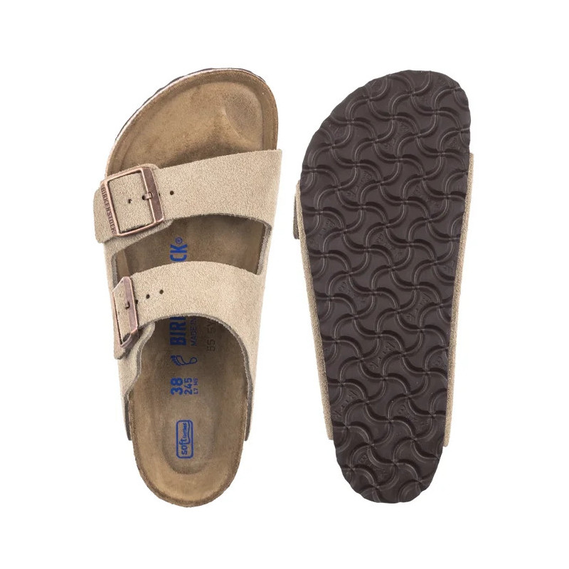 Birkenstock Arizona BS Soft Footbed Taupe 0951301 (BK344-a) Sieviešu apavi/Flip Flops