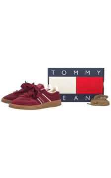 Tommy Hilfiger The Greenwich Edge Suede Deep Dahlia EN0EN02924 XKK (TH1438-a) sporta apavi
