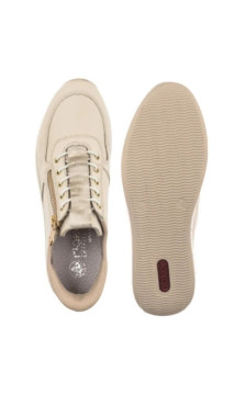 Rieker Beżowe N1156-60 (RI349-a) sporta apavi