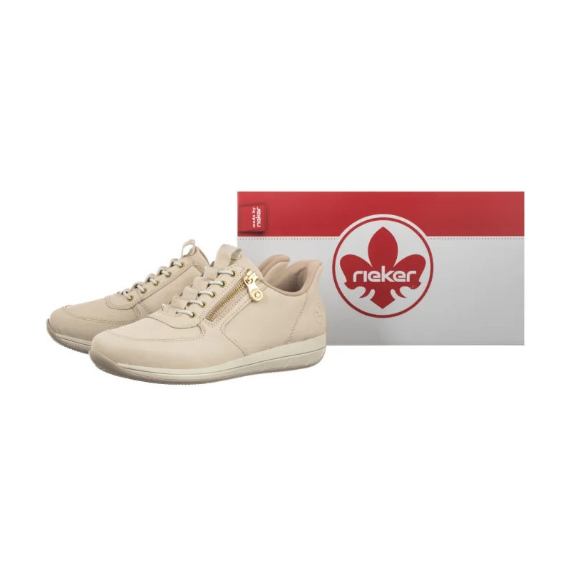 Rieker Beżowe N1156-60 (RI349-a) spordijalatsid
