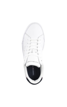 Tommy Hilfiger TH Court Lth Detail Ess White/Desert Sky FM0FM05367 0LD (TH1219-a) sports shoes