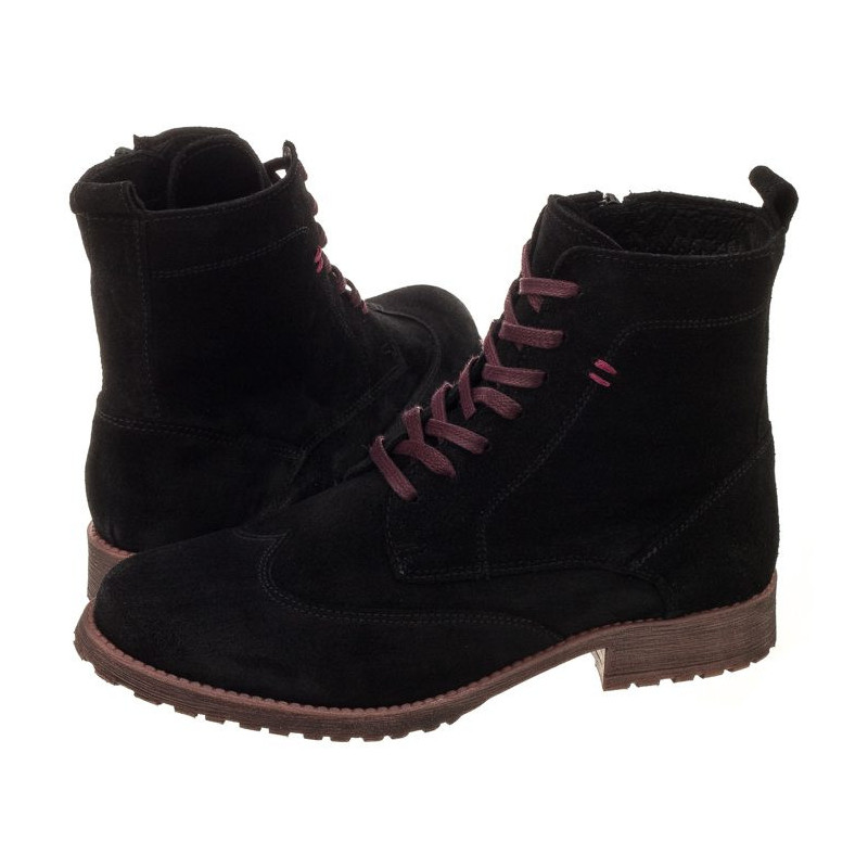 Filipe Czarne 9805 Suede Black (FP22-a) kurpes