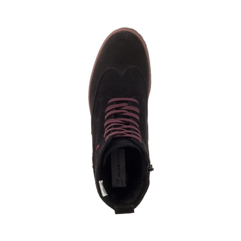 Filipe Czarne 9805 Suede Black (FP22-a) kurpes