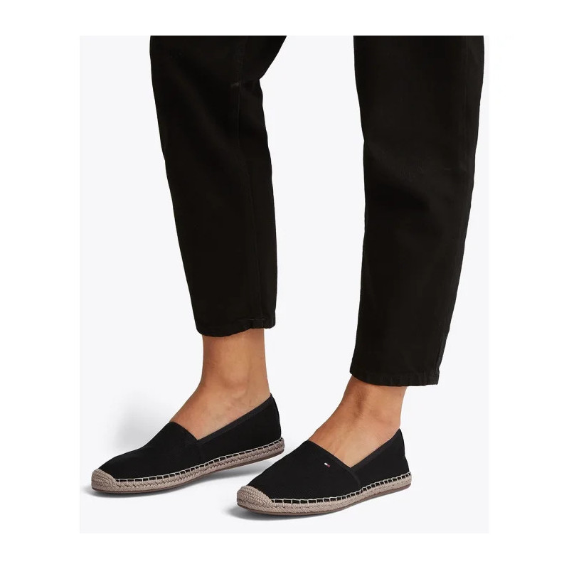 Tommy Hilfiger Flag Canvas Espadrille Black FW0FW08541 BDS (TH1264-b) sneakers