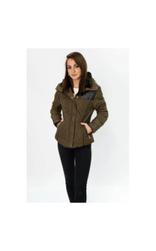 SHORT QUILTED JACKET BROWN (WZ105) striukė