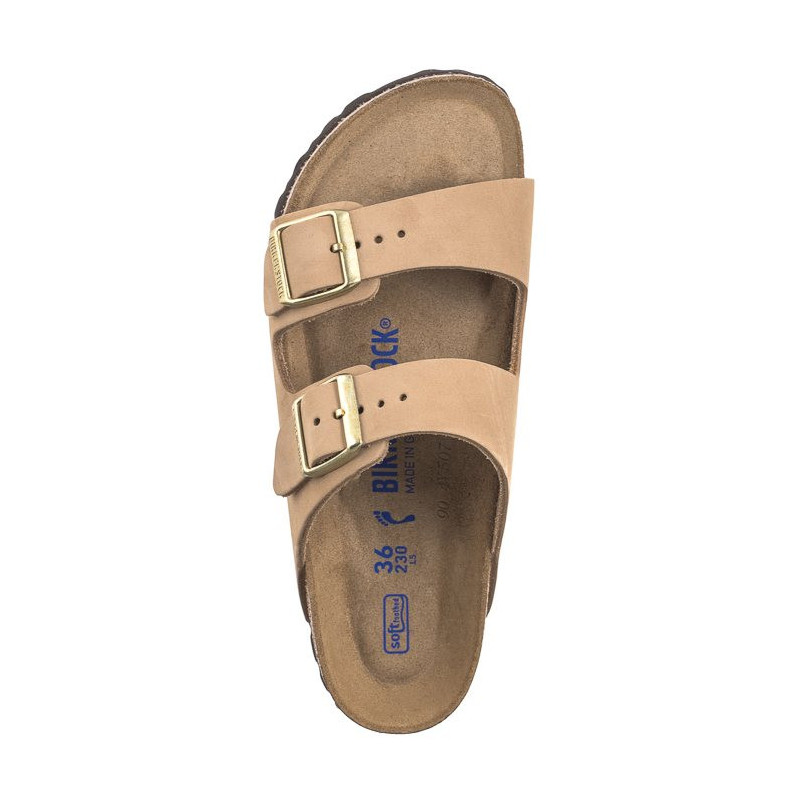 Birkenstock Arizona BS Soft Footbed Sandcastle 1019016 (BK241-c) Moteriški batai/šlepetės