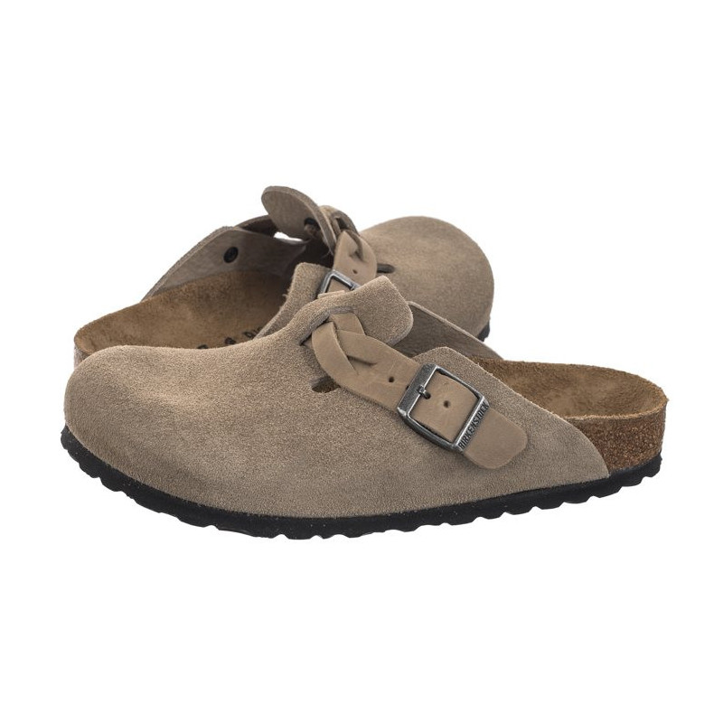 Birkenstock Boston Braided Taupe 1026694 (BK257-a) Sieviešu apavi/Flip Flops