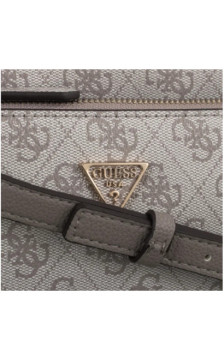 Guess Noelle II Dbl Pouch Crossbody HWBG96 72710 Dark Taupe Logo  (GU758-c) käekott