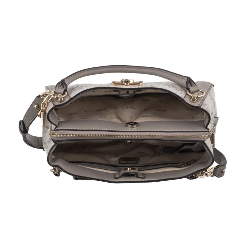 Guess Karnilla Logo Gfriend Satchel HWOS99 01060 Dark Taupe Logo (GU852-a) käekott
