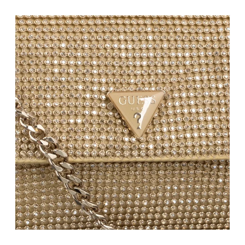 Guess Zalina Flap Clutch HWRP93 50700 Gold (GU853-a) rokassoma