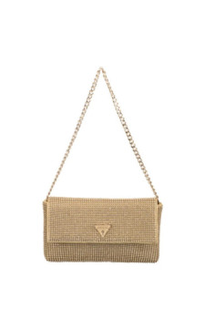 Guess Zalina Flap Clutch HWRP93 50700 Gold (GU853-a) rokassoma