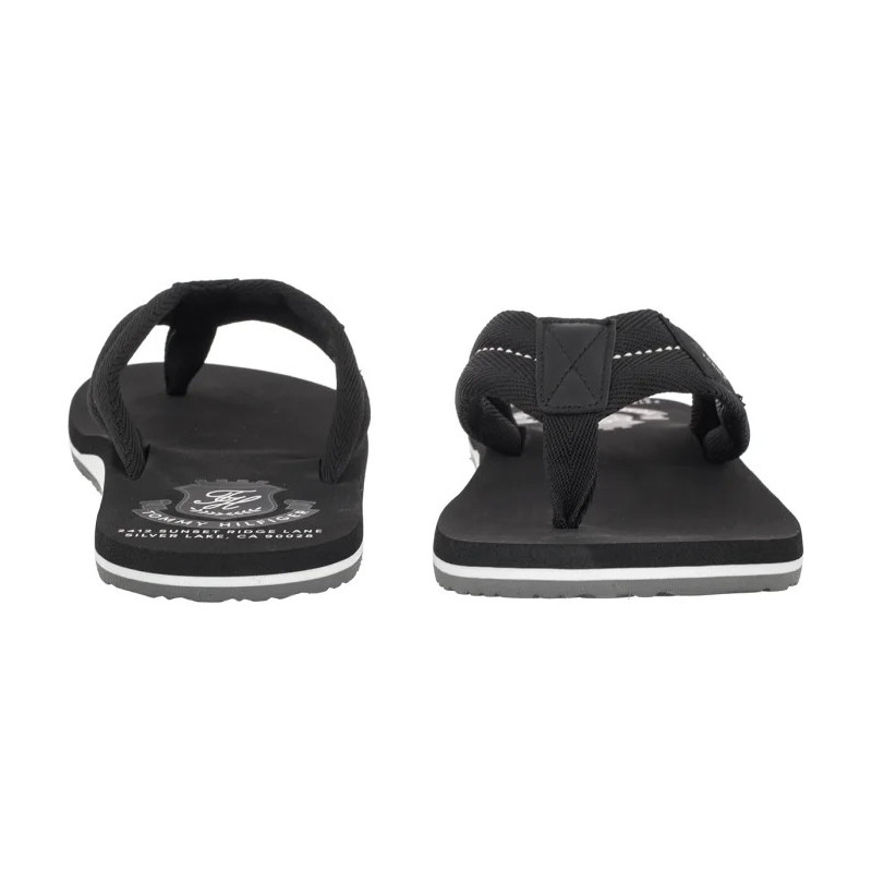 Tommy Hilfiger Patch Hilfiger Beach Sandal Black FM0FM05804 BDS (TH1440-a) batai