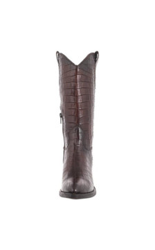Tamaris Brązowe 1-25706-43 397 Brown Croco (TM502-a) kurpes
