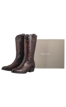 Tamaris Brązowe 1-25706-43 397 Brown Croco (TM502-a) shoes