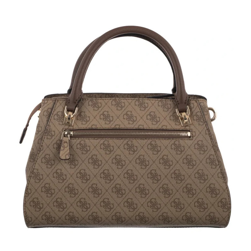 Guess Noelle II Luxury Satchel HWBG96 72070 Latte Logo/Brown (GU794-b) rokassoma