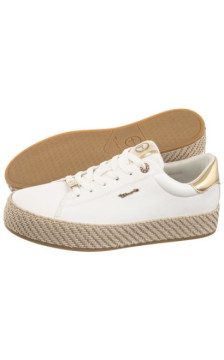 Tamaris Białe 1-23713-42 190 White/Gold (TM479-a) shoes