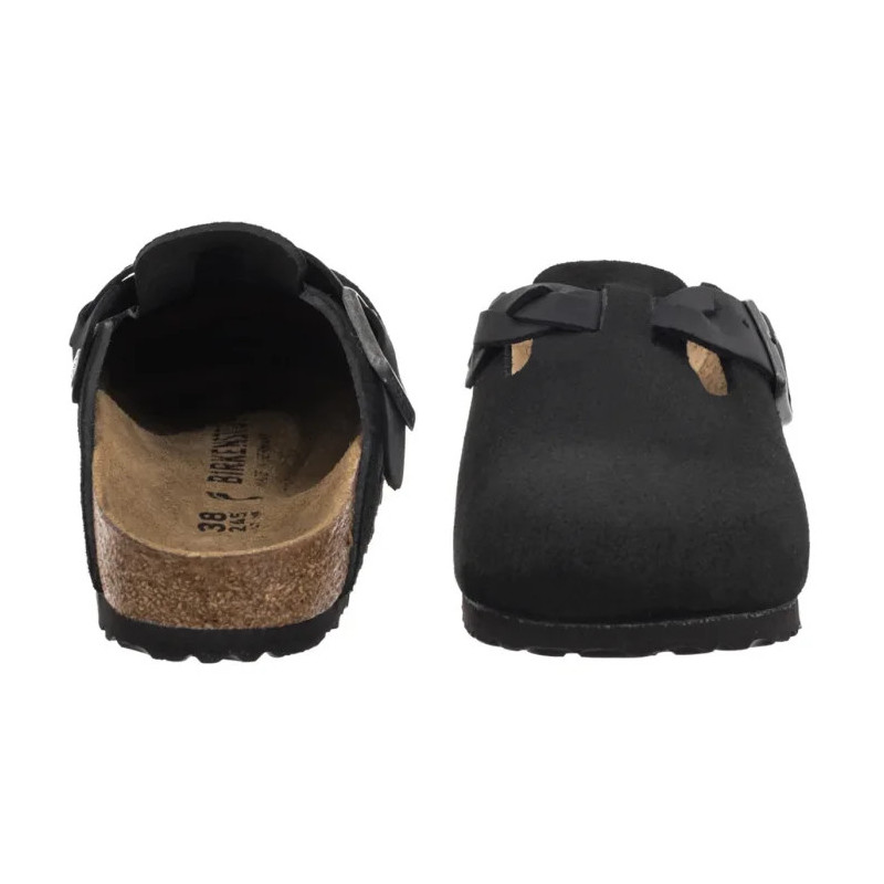 Birkenstock Boston Braided Black 1030497 (BK257-d) Moteriški batai/šlepetės