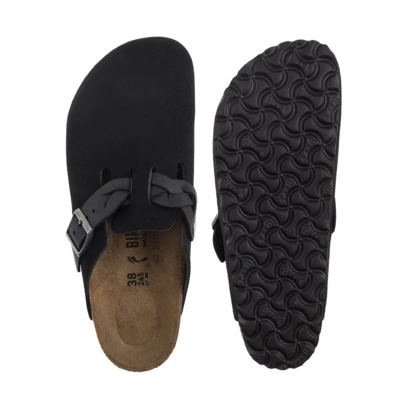 Birkenstock Boston Braided Black 1030497 (BK257-d) Naiste kingad/klappide klapid