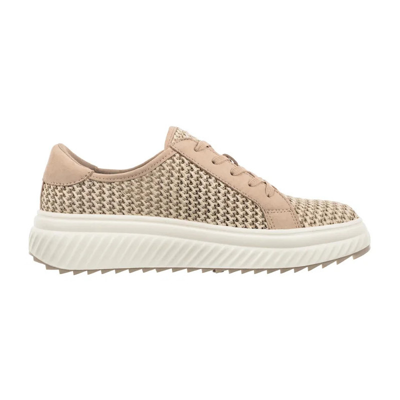 Caprice Beżowe 9-23710-46 408 Beige Comb (CP454-a) kurpes