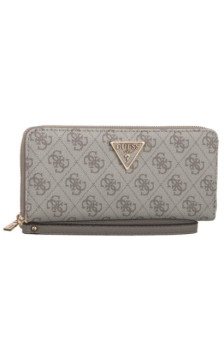 Guess Laurel II Slg Large Zip Around SWSG74 59146 Dark Taupe Logo (GU775-c) käekott