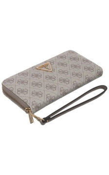 Guess Laurel II Slg Large Zip Around SWSG74 59146 Dark Taupe Logo (GU775-c) rokassoma