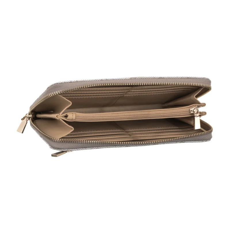 Guess Laurel II Slg Large Zip Around SWSG74 59146 Dark Taupe Logo (GU775-c) rokassoma