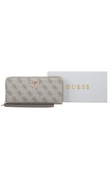 Guess Laurel II Slg Large Zip Around SWSG74 59146 Dark Taupe Logo (GU775-c) handbag