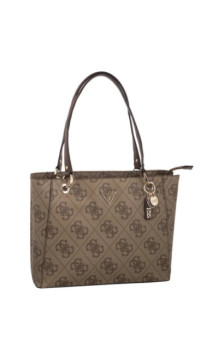 Guess Noelle II Tote HWSO96 72250 Latte Logo/Brown (GU844-c) handbag