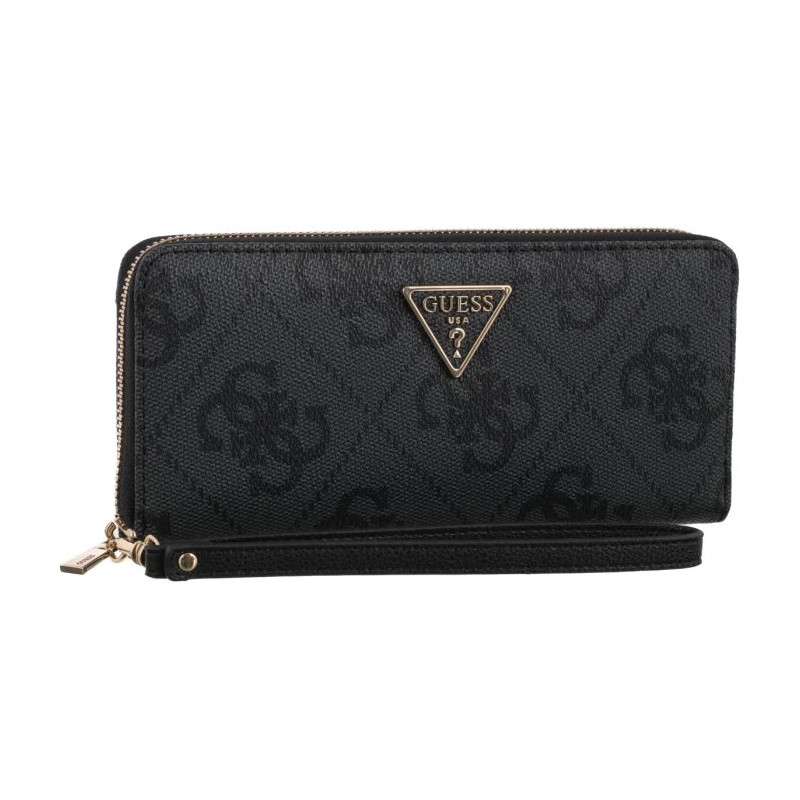 Guess Laurel II Slg Large Zip Around SWSO74 59146 Coal Logo (GU860-a) rokassoma