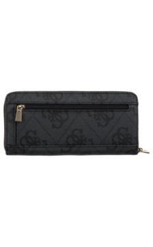 Guess Laurel II Slg Large Zip Around SWSO74 59146 Coal Logo (GU860-a) rankinė