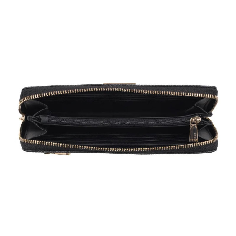 Guess Laurel II Slg Large Zip Around SWSO74 59146 Coal Logo (GU860-a) rokassoma