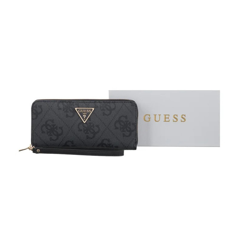 Guess Laurel II Slg Large Zip Around SWSO74 59146 Coal Logo (GU860-a) rankinė