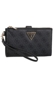 Guess Laurel II Slg Dbl Zip Organizer SWSG74 59157 Coal Logo (GU861-a) handbag