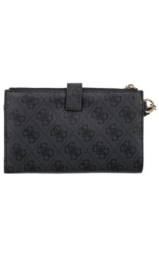 Guess Laurel II Slg Dbl Zip Organizer SWSG74 59157 Coal Logo (GU861-a) käekott