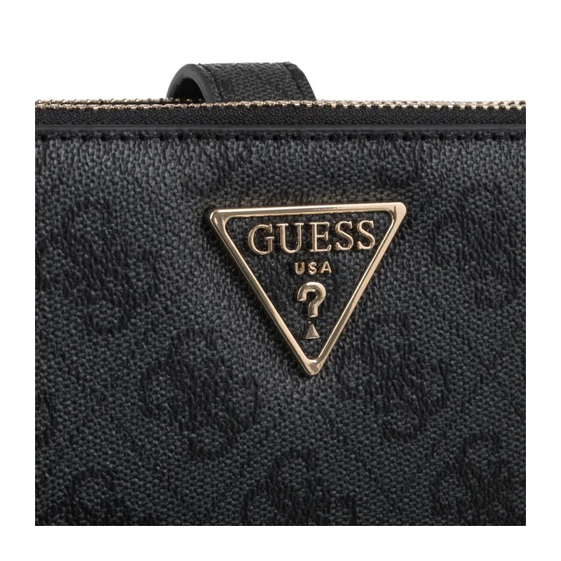 Guess Laurel II Slg Dbl Zip Organizer SWSG74 59157 Coal Logo (GU861-a) rokassoma