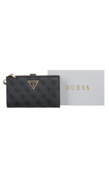 Guess Laurel II Slg Dbl Zip Organizer SWSG74 59157 Coal Logo (GU861-a) rokassoma