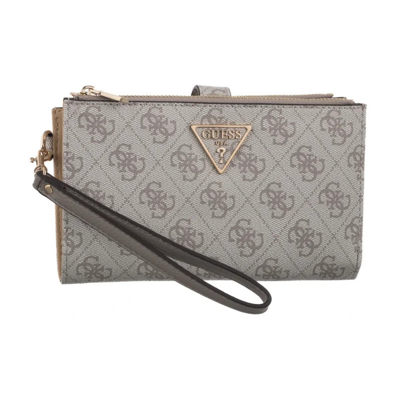 Guess Laurel II Slg Dbl Zip Organizer SWSG74 59157 Dark Taupe Logo (GU861-b) käekott