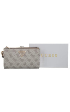 Guess Laurel II Slg Dbl Zip Organizer SWSG74 59157 Dark Taupe Logo (GU861-b) rokassoma