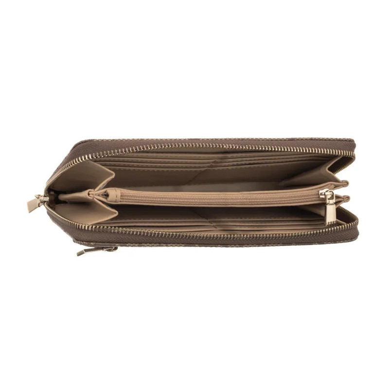 Guess Laurel II Slg Large Zip Around SWSO74 59146 Latte Logo/Brown (GU860-b) rokassoma